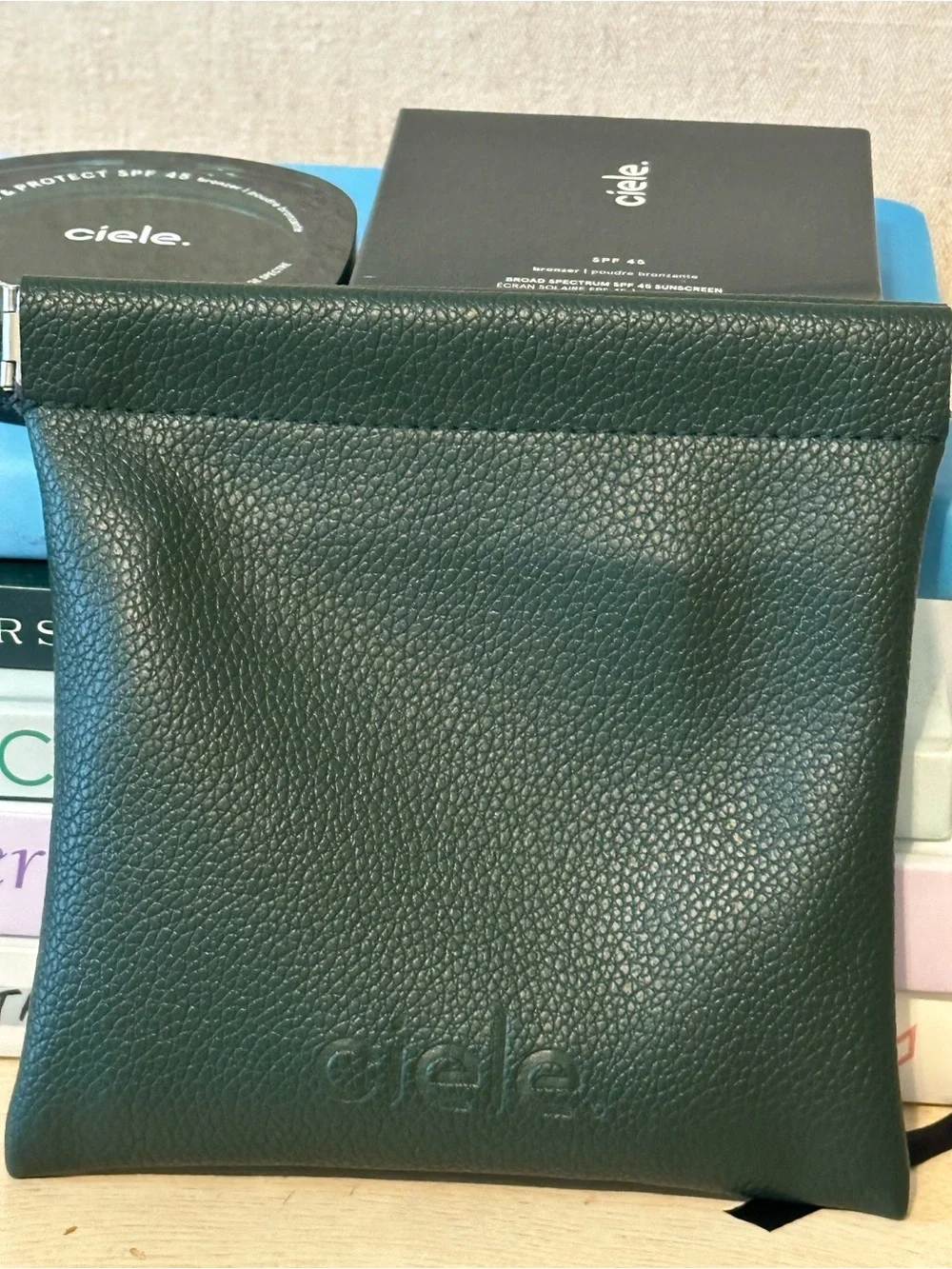 Ciele Prime & Protect SPF 45+ Powder Bronzer - Shade RIO with beautiful pouch